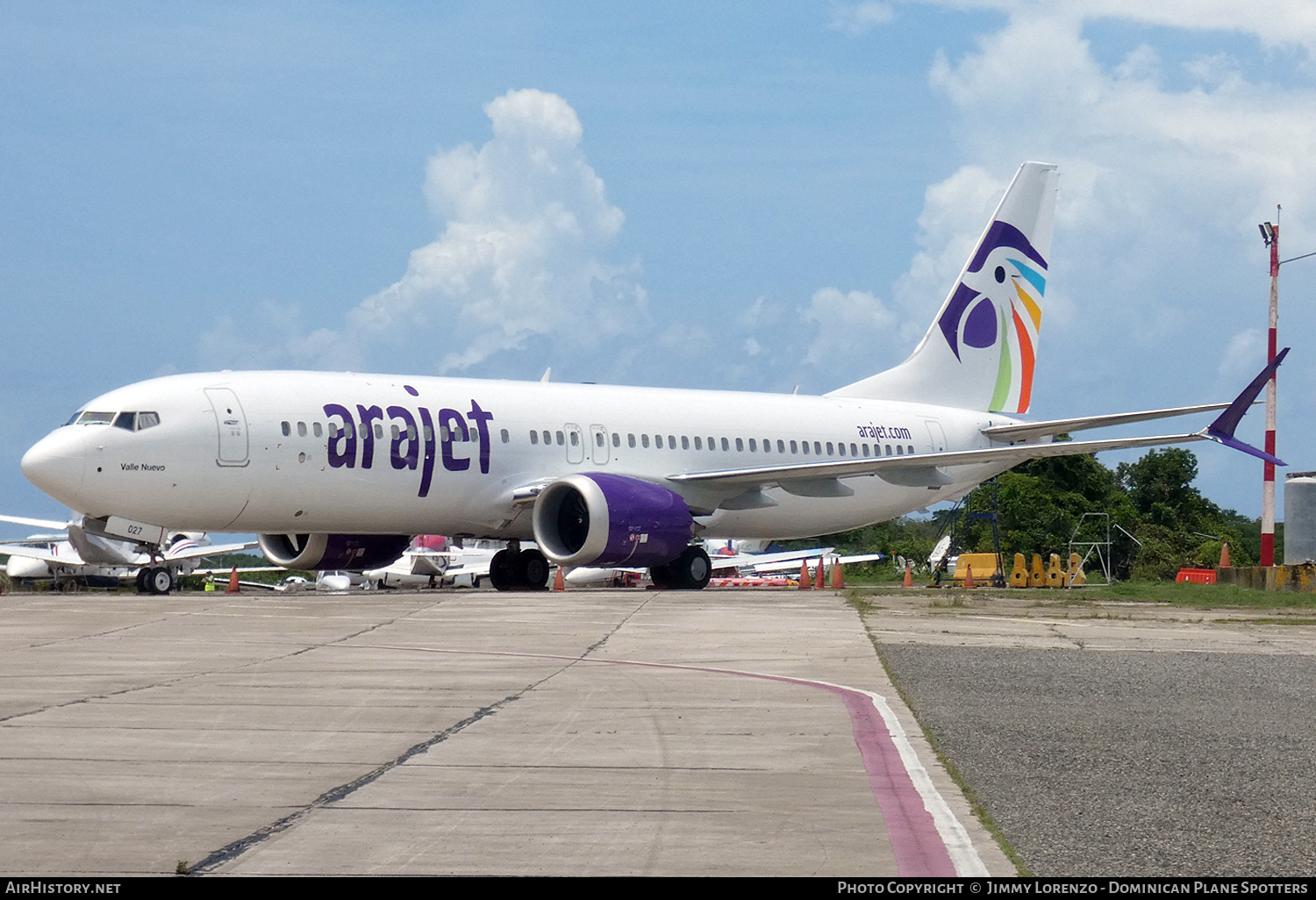 Aircraft Photo of HI1027 | Boeing 737-8 Max 8 | Arajet | AirHistory.net #477266