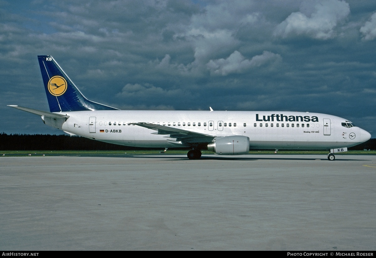 Aircraft Photo of D-ABKB | Boeing 737-430 | Lufthansa | AirHistory.net #477289
