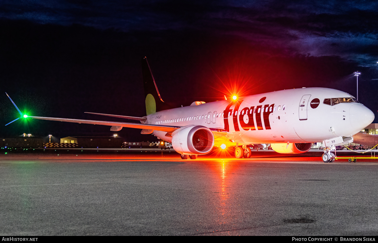 Aircraft Photo of C-FLQZ | Boeing 737-8 Max 8 | Flair Airlines | AirHistory.net #477323