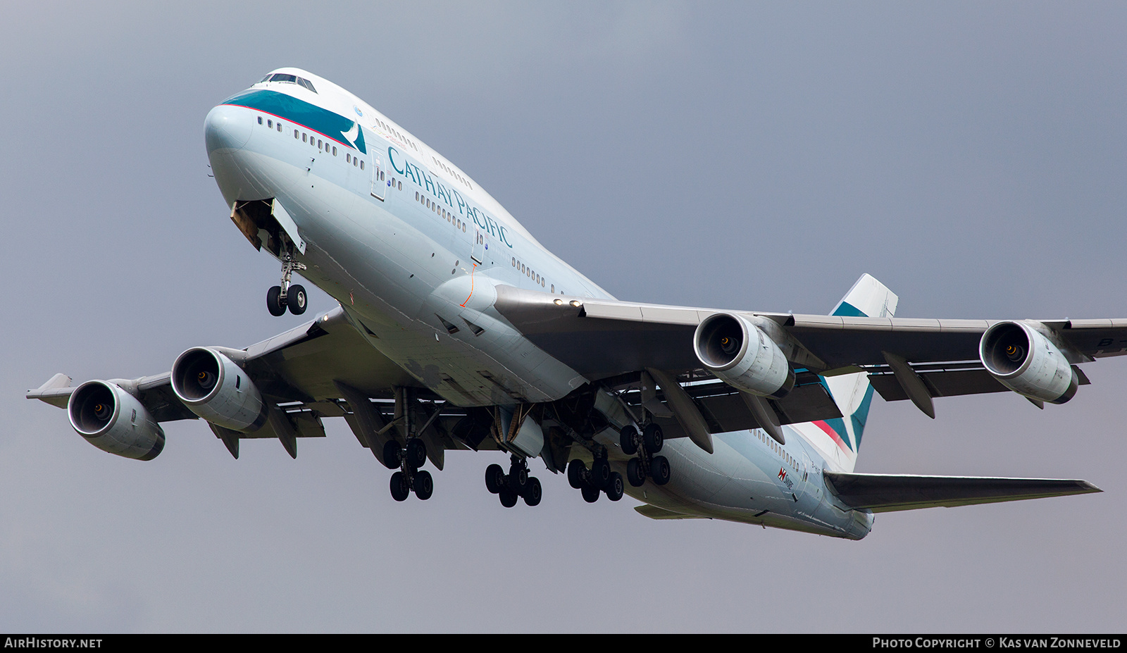 Aircraft Photo of B-HUF | Boeing 747-467 | Cathay Pacific Airways | AirHistory.net #477326