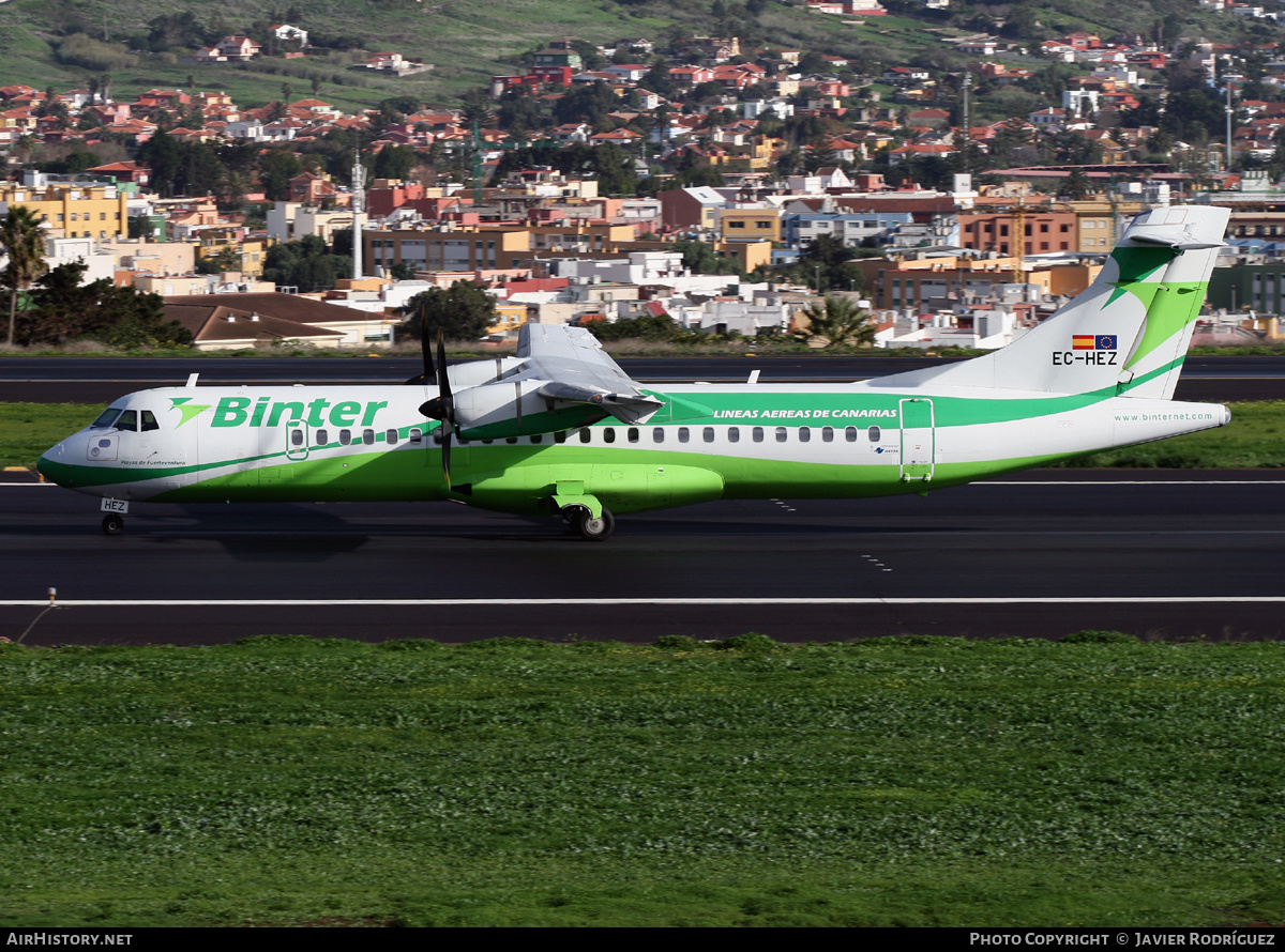Aircraft Photo of EC-HEZ | ATR ATR-72-500 (ATR-72-212A) | Binter Canarias | AirHistory.net #477345