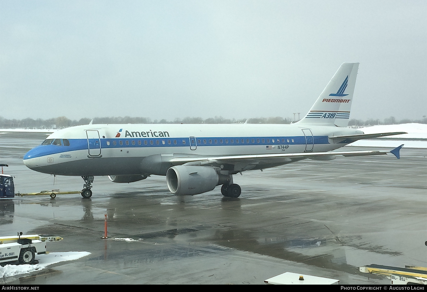 Aircraft Photo of N744P | Airbus A319-112 | American Airlines | Piedmont Airlines | AirHistory.net #477347
