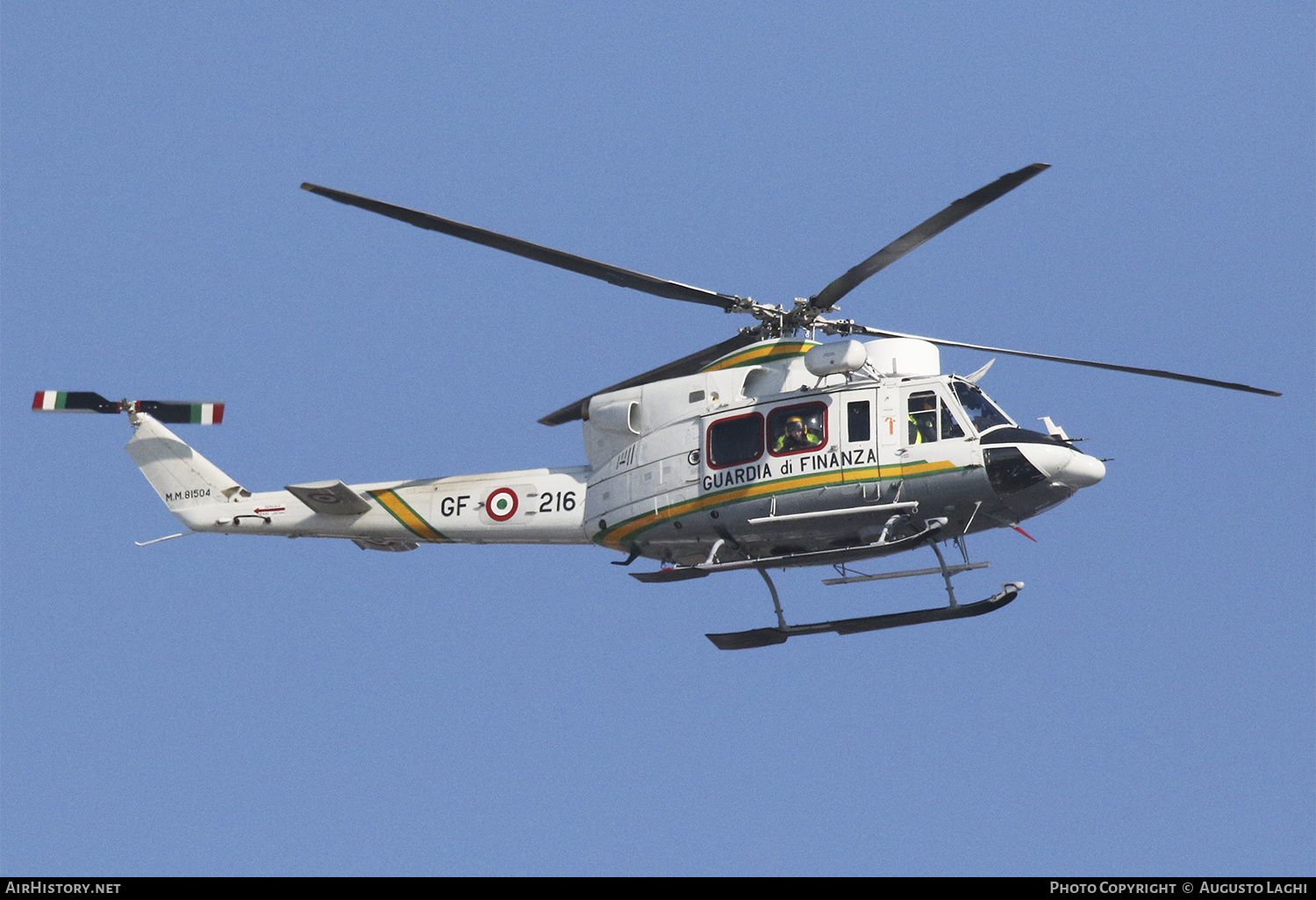 Aircraft Photo of MM81504 | Agusta AB-412HP Grifone | Italy - Guardia di Finanza | AirHistory.net #477348