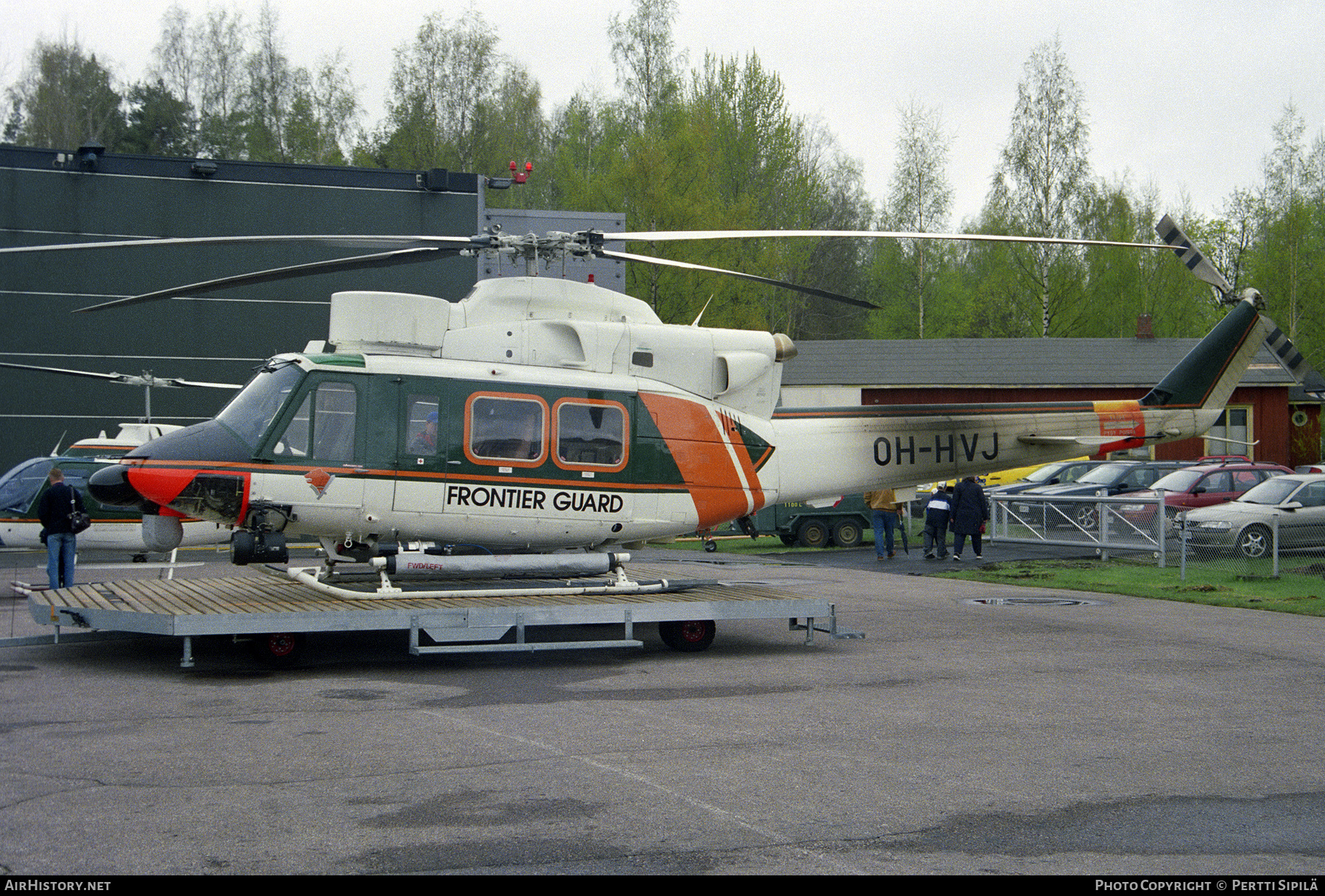 Aircraft Photo of OH-HVJ | Agusta AB-412EP | Rajavartiolaitos - Finnish Border Guard | AirHistory.net #477352