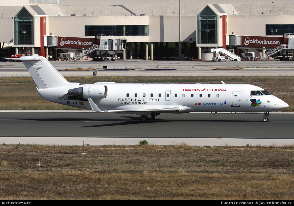 Aircraft Photo of EC-GYI | Bombardier CRJ-200ER (CL-600-2B19) | Iberia Regional | AirHistory.net #477353