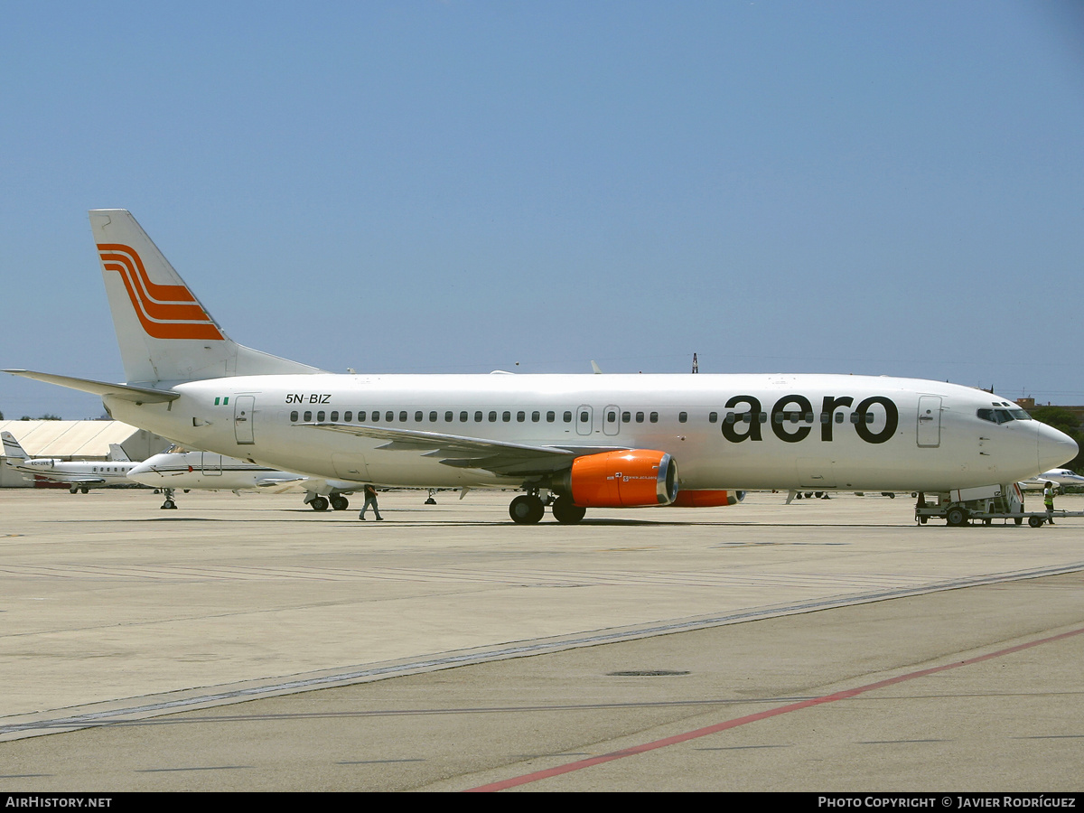 Aircraft Photo of 5N-BIZ | Boeing 737-4B7 | AeroContractors of Nigeria | AirHistory.net #477360