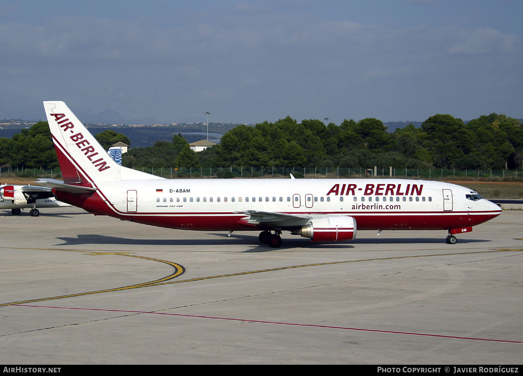 Aircraft Photo of D-ABAM | Boeing 737-46J | Air Berlin | AirHistory.net #477371