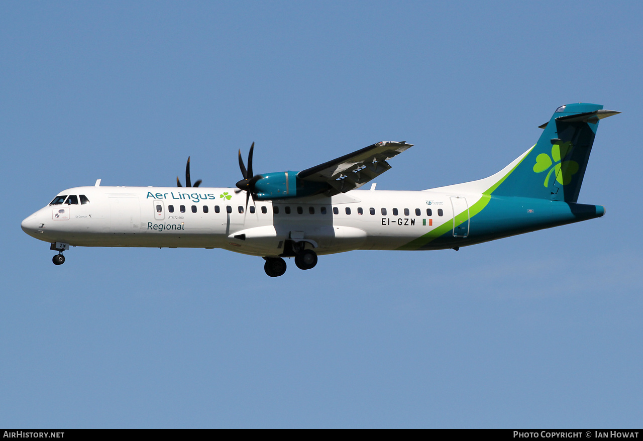 Aircraft Photo of EI-GZW | ATR ATR-72-600 (ATR-72-212A) | Aer Lingus Regional | AirHistory.net #477390