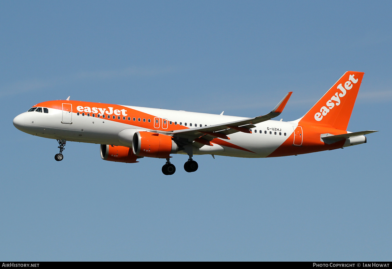 Aircraft Photo of G-UZHJ | Airbus A320-251N | EasyJet | AirHistory.net #477391