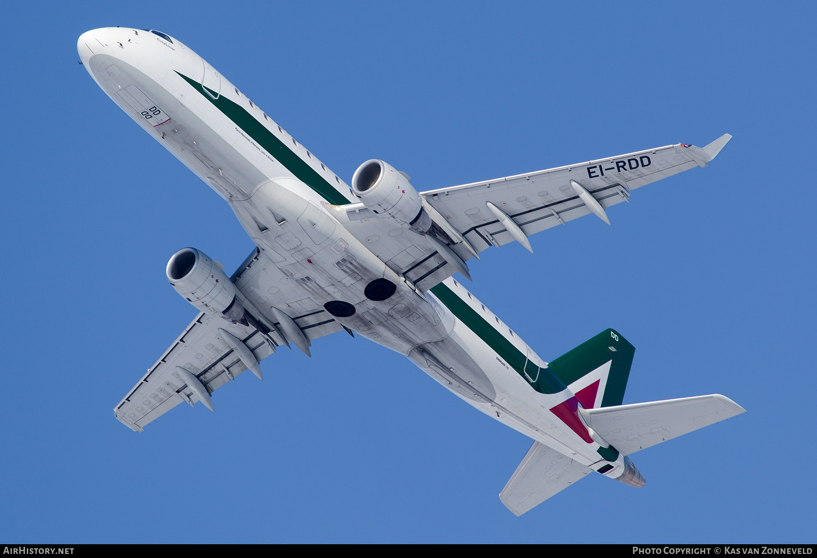Aircraft Photo of EI-RDD | Embraer 175STD (ERJ-170-200STD) | Alitalia CityLiner | AirHistory.net #477421