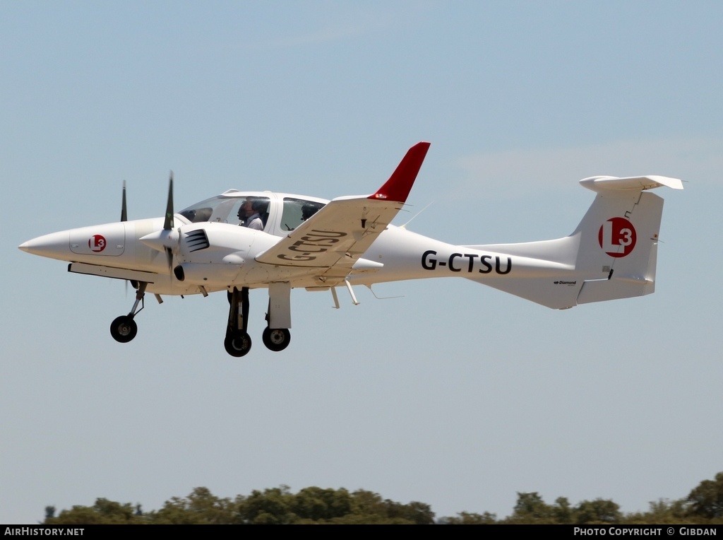 Aircraft Photo of G-CTSU | Diamond DA42 Twin Star | L3 Airline Academy | AirHistory.net #477432