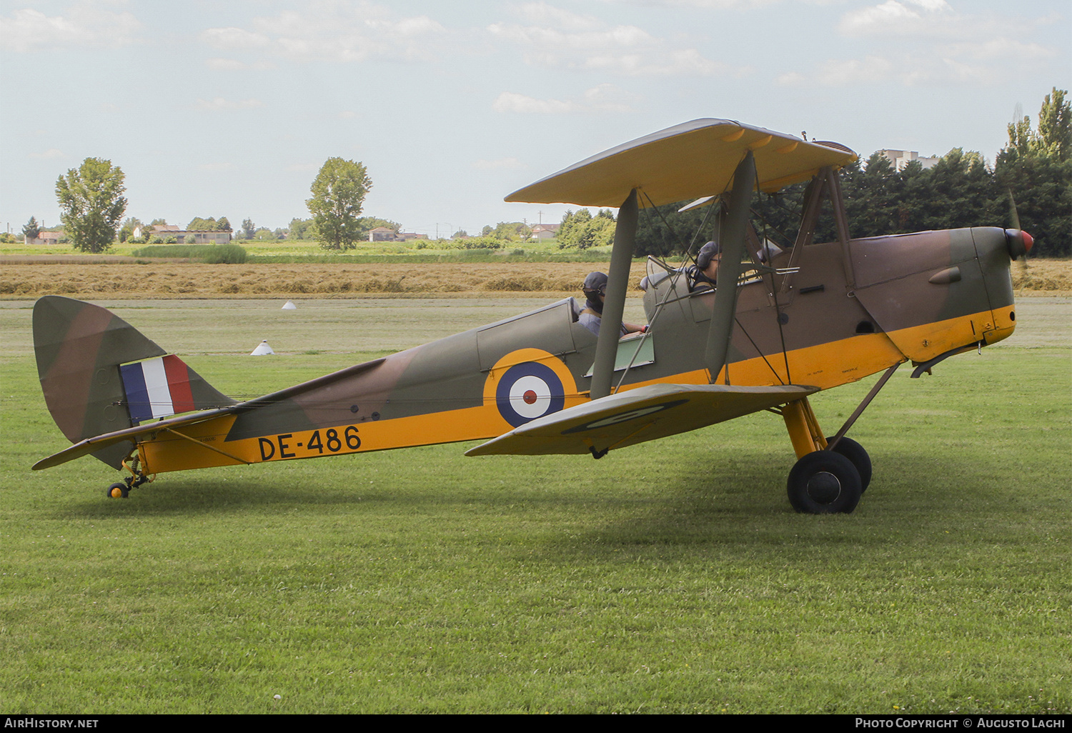 Aircraft Photo of I-BANG / DE-486 | De Havilland D.H. 82A Tiger Moth | UK - Air Force | AirHistory.net #477452
