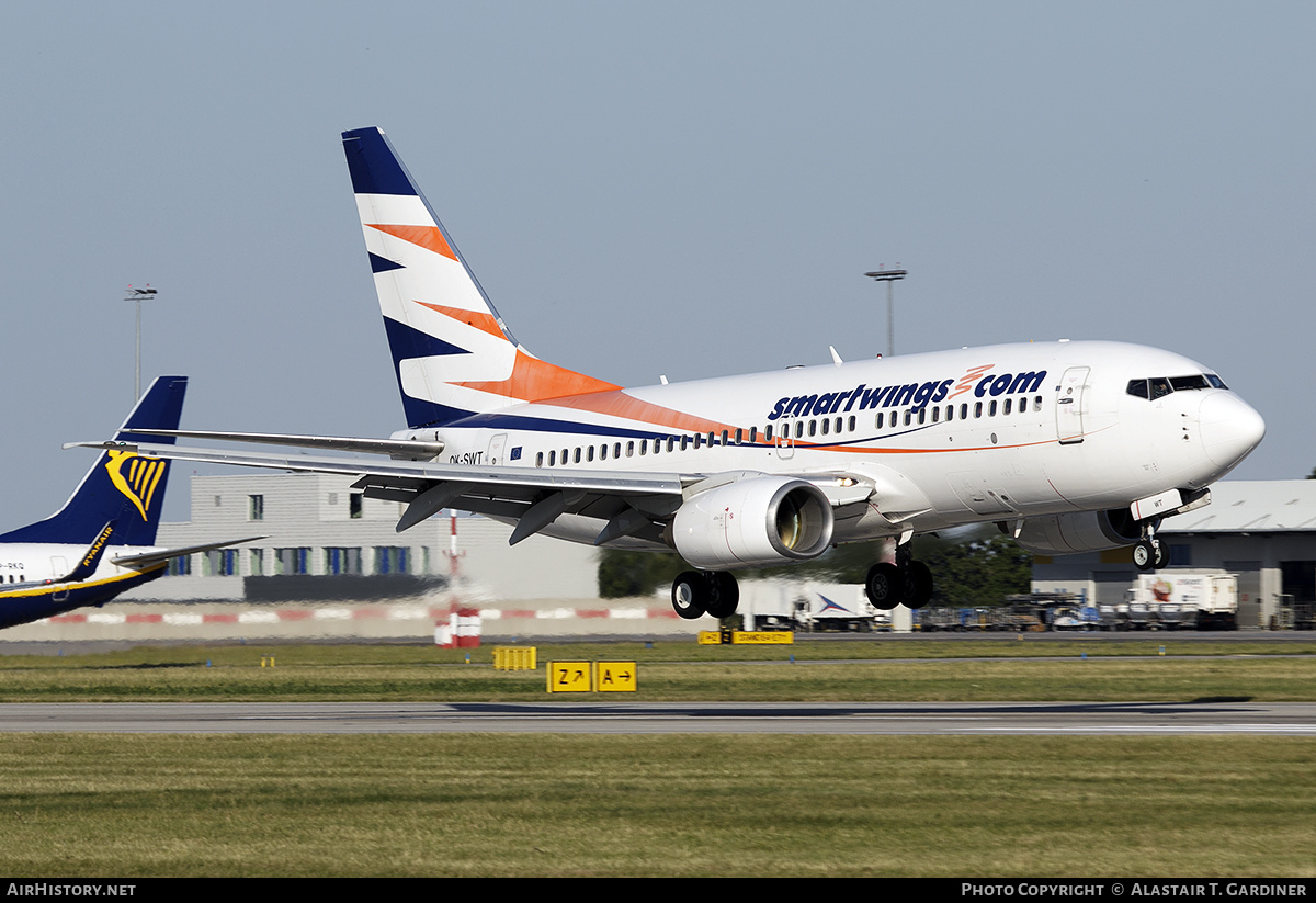 Aircraft Photo of OK-SWT | Boeing 737-7Q8 | Smartwings | AirHistory.net #477483