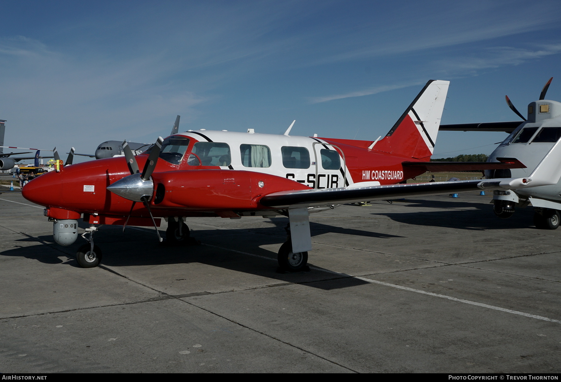 Aircraft Photo of G-SCIR | Piper PA-31-310 Navajo C/Colemill Panther Navajo | HM Coastguard | AirHistory.net #477537