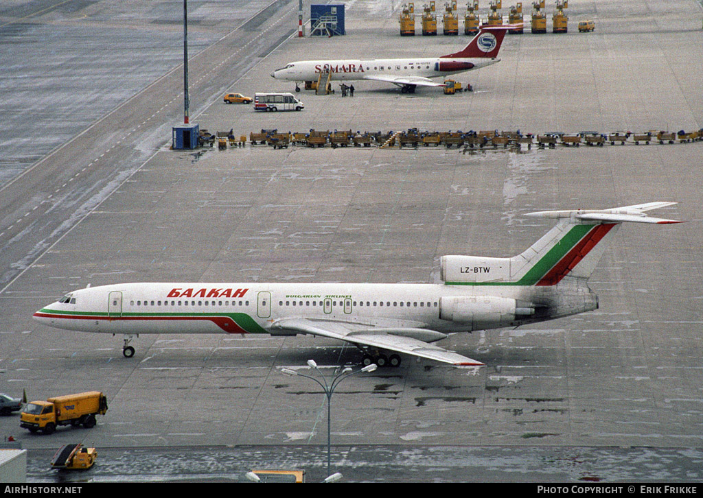 Aircraft Photo of LZ-BTW | Tupolev Tu-154M | Balkan - Bulgarian Airlines | AirHistory.net #477541