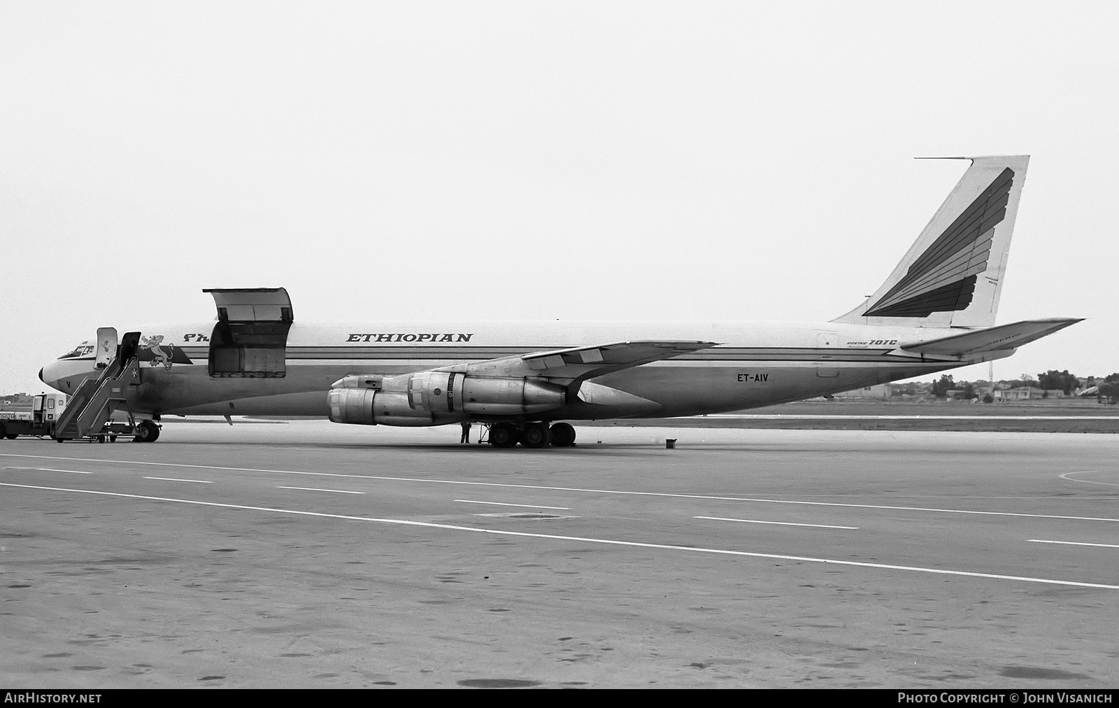 Aircraft Photo of ET-AIV | Boeing 707-327C | Ethiopian Airlines Cargo | AirHistory.net #477551