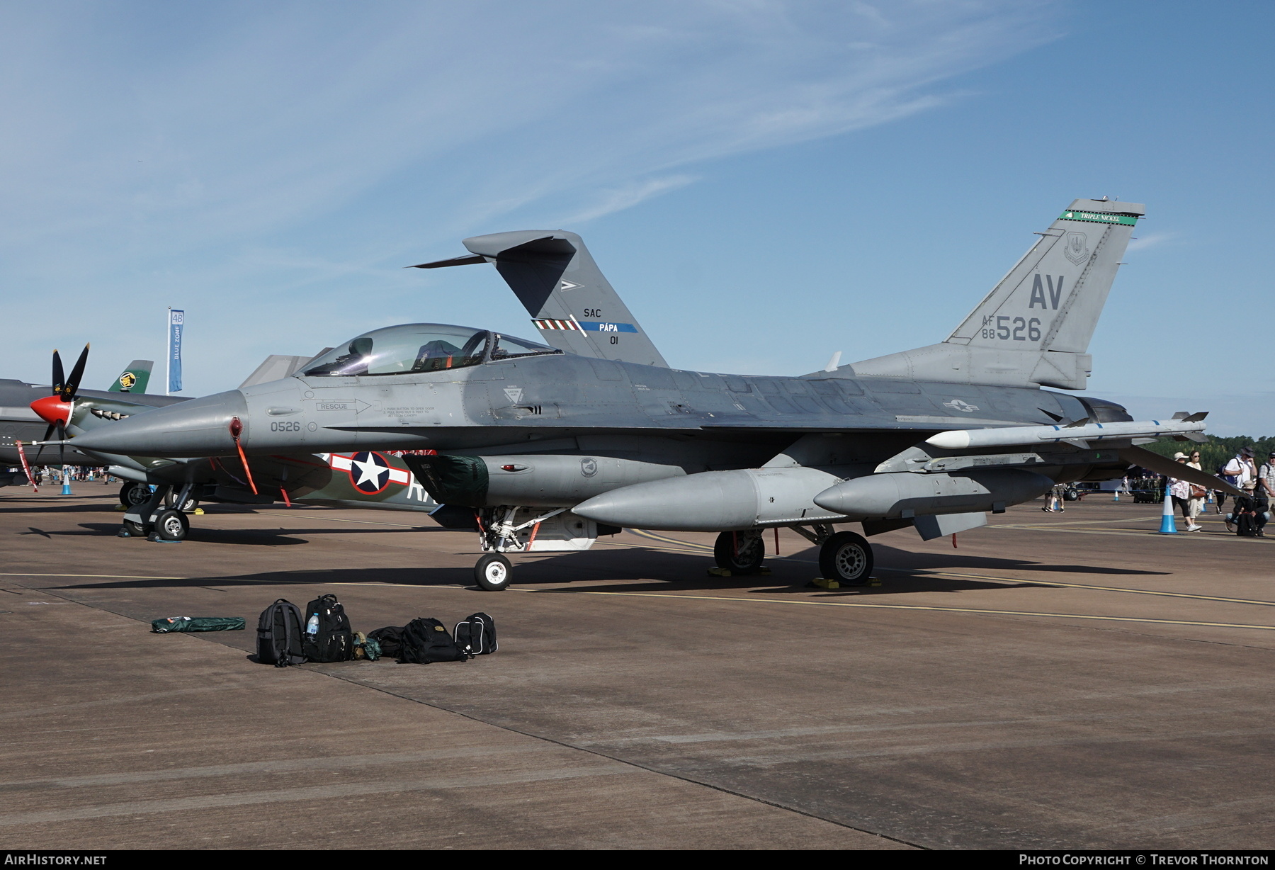 Aircraft Photo of 88-0526 / AF88-526 | General Dynamics F-16CM Fighting Falcon | USA - Air Force | AirHistory.net #477552