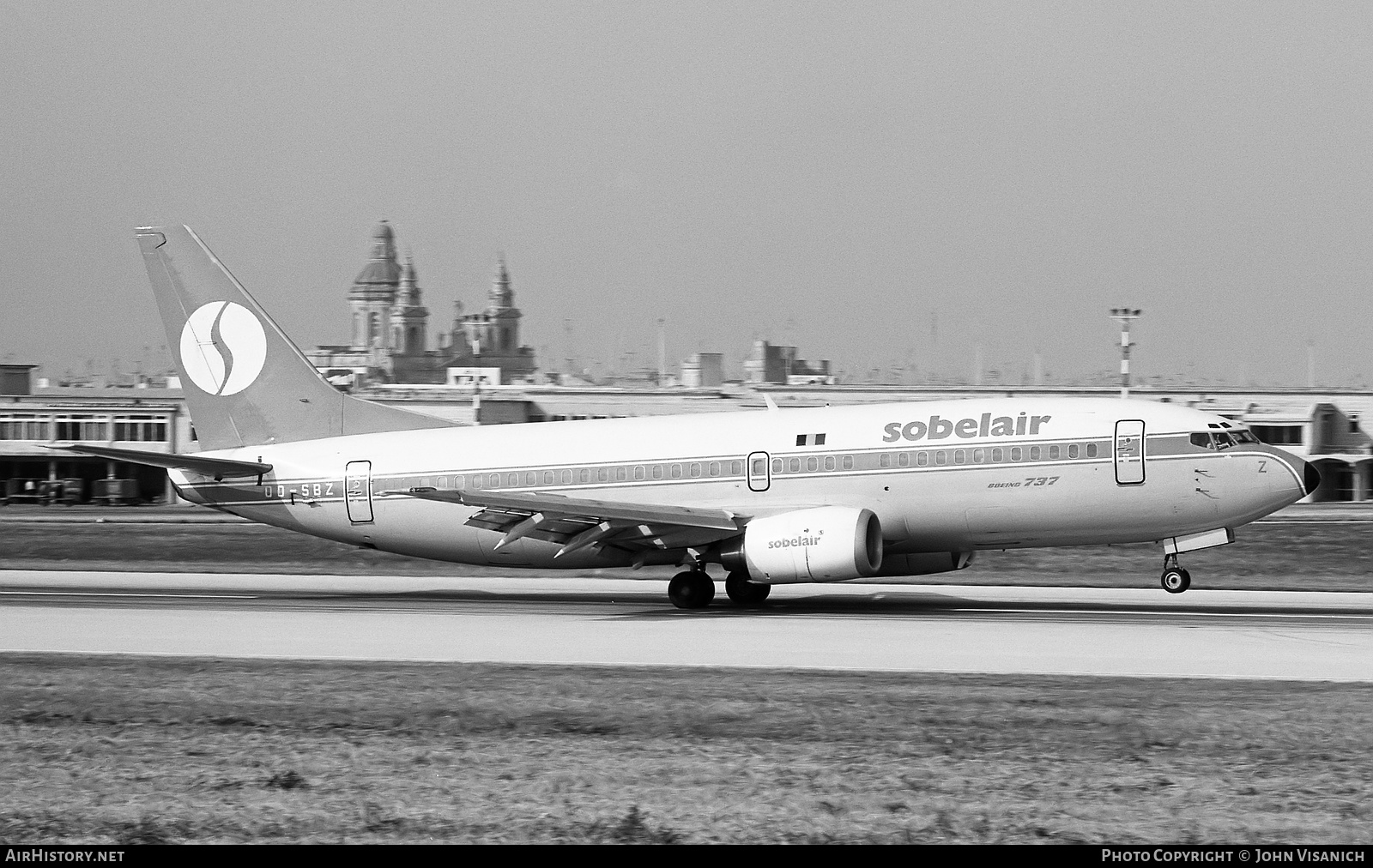 Aircraft Photo of OO-SBZ | Boeing 737-329 | Sobelair | AirHistory.net #477560