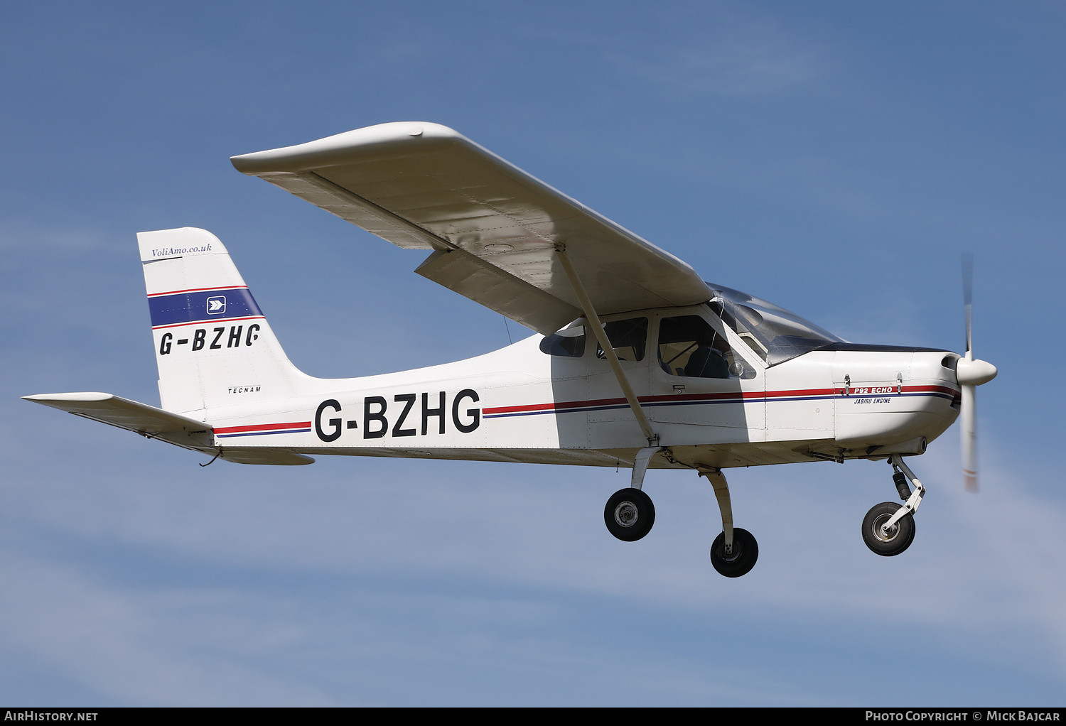 Aircraft Photo of G-BZHG | Tecnam P-92EM Echo | AirHistory.net #477578