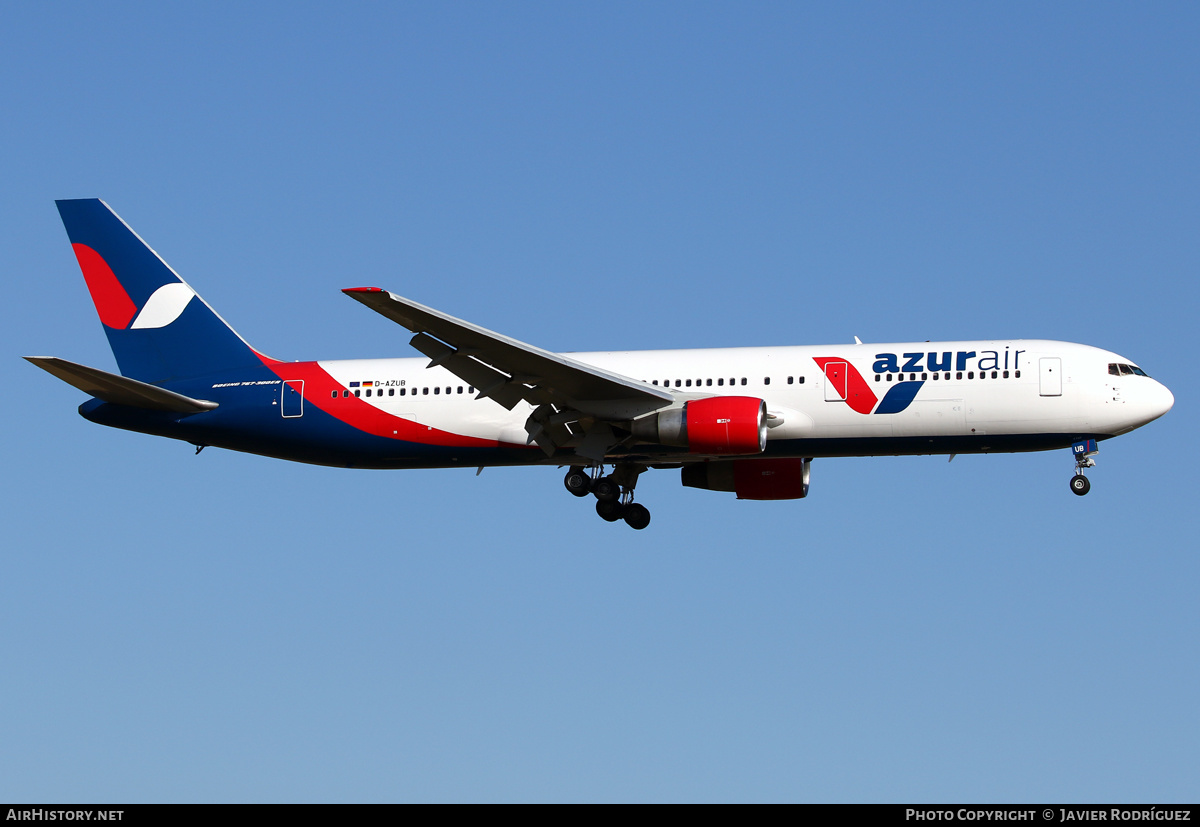 Aircraft Photo of D-AZUB | Boeing 767-37E/ER | Azur Air | AirHistory.net #477592