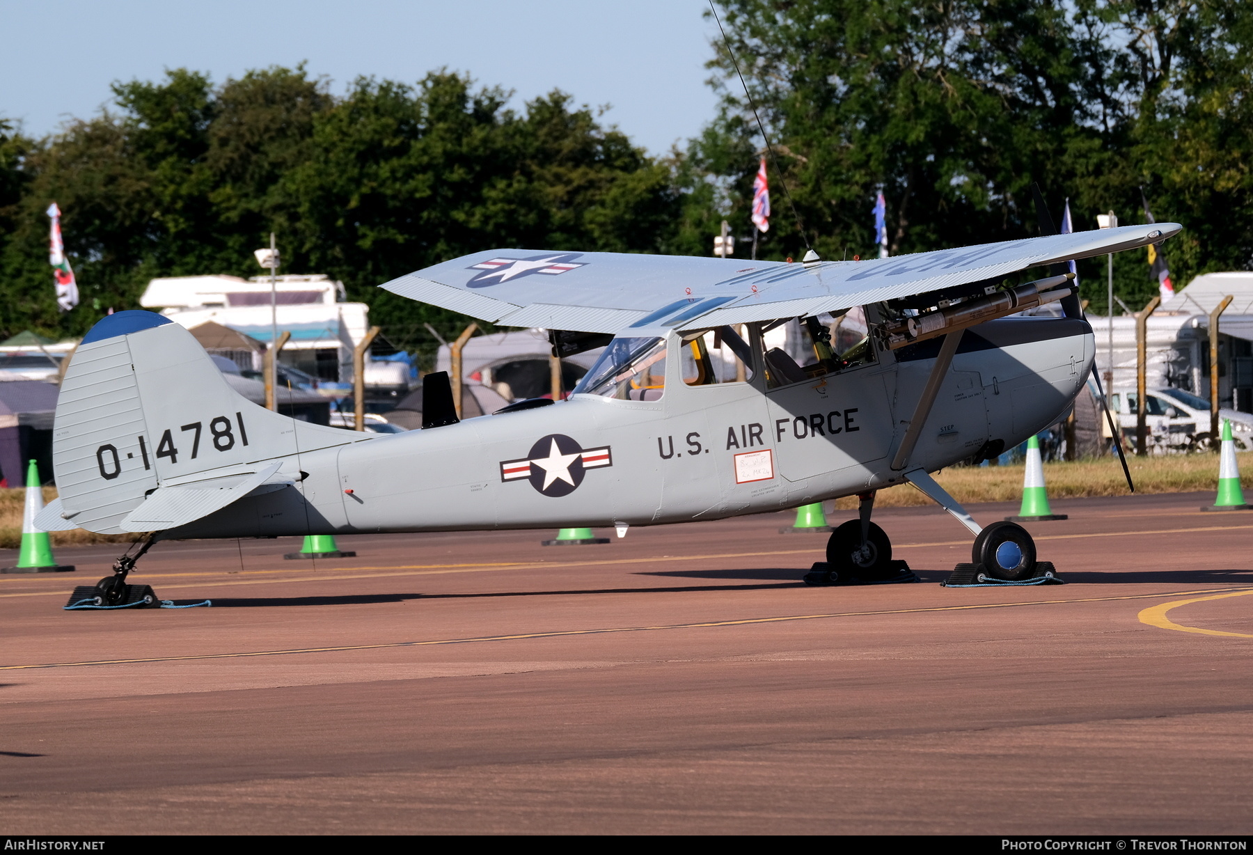 Aircraft Photo of G-VNAM / 0-14781 | Cessna O-1A Bird Dog | USA - Air Force | AirHistory.net #477606