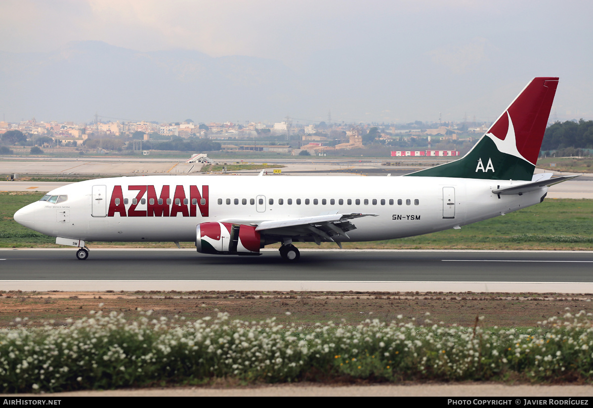 Aircraft Photo of 5N-YSM | Boeing 737-36N | Azman Air | AirHistory.net #477612