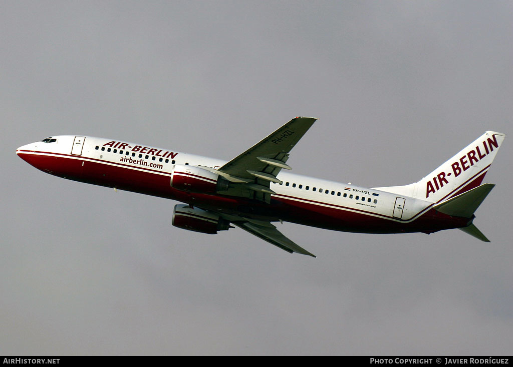 Aircraft Photo of PH-HZL | Boeing 737-8K2 | Air Berlin | AirHistory.net #477639