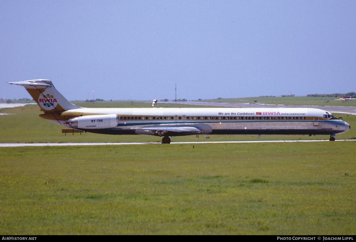 Aircraft Photo of 9Y-THQ | McDonnell Douglas MD-83 (DC-9-83) | BWIA International | AirHistory.net #477647