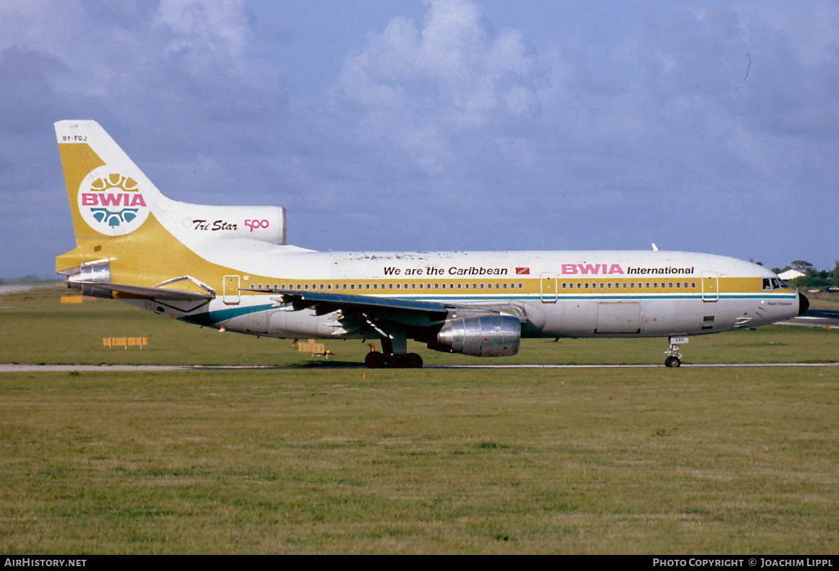 Aircraft Photo of 9Y-TGJ | Lockheed L-1011-385-3 TriStar 500 | BWIA International | AirHistory.net #477651