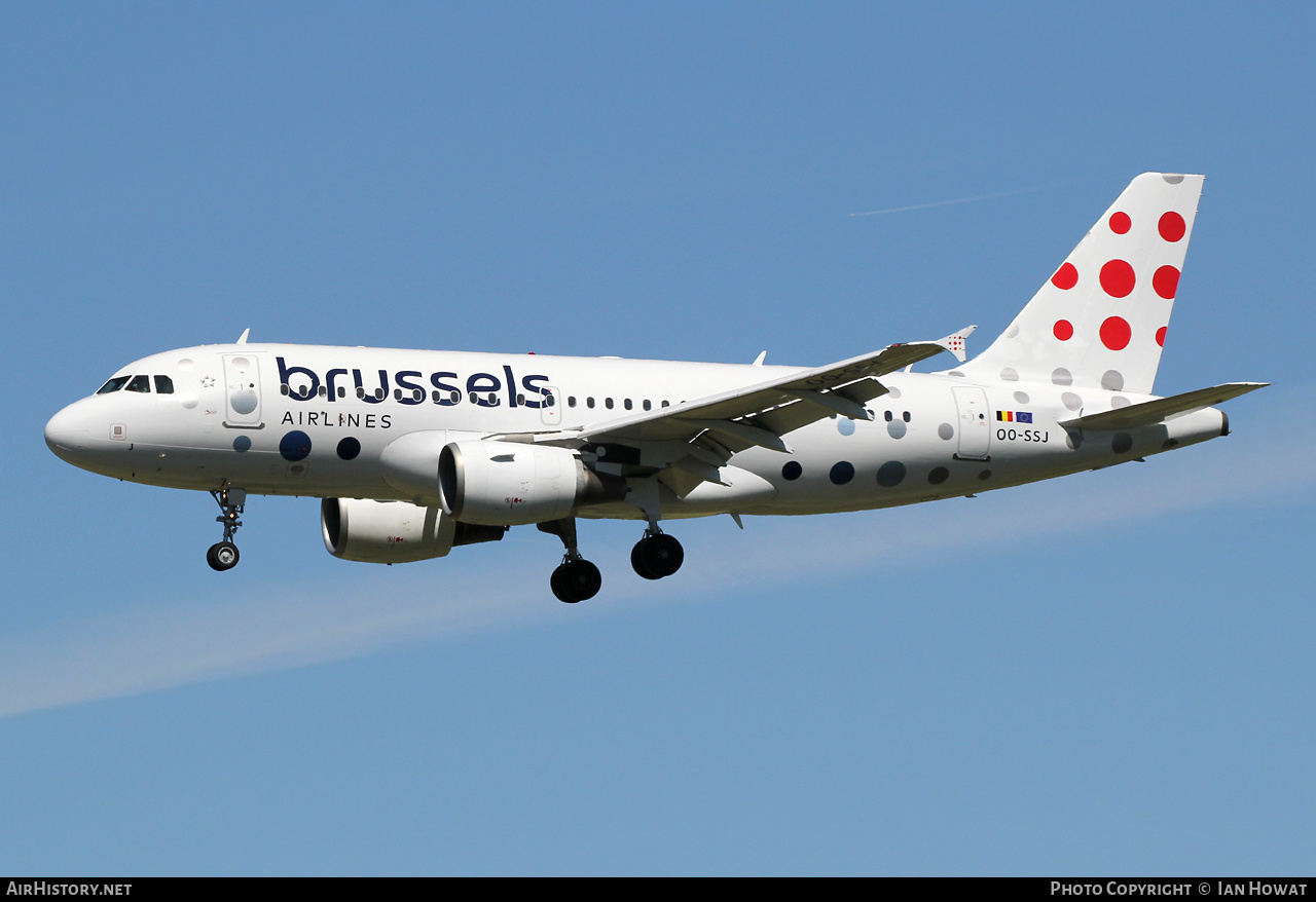 Aircraft Photo of OO-SSJ | Airbus A319-111 | Brussels Airlines | AirHistory.net #477652