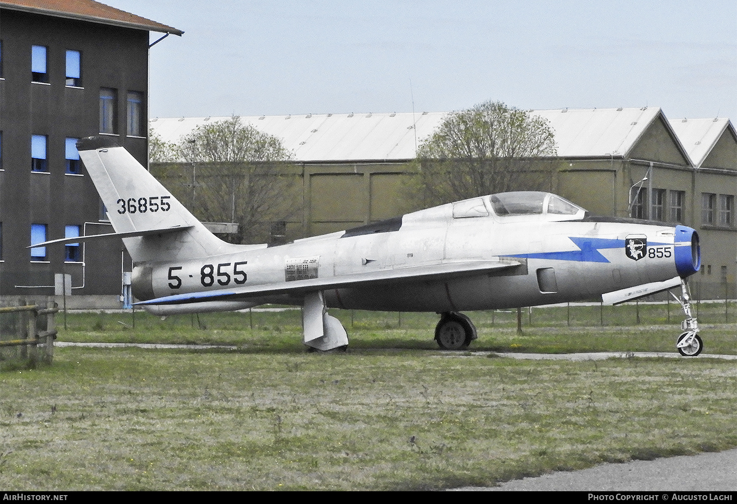 Aircraft Photo of 53-6855 | Republic F-84F Thunderstreak | Italy - Air Force | AirHistory.net #477661