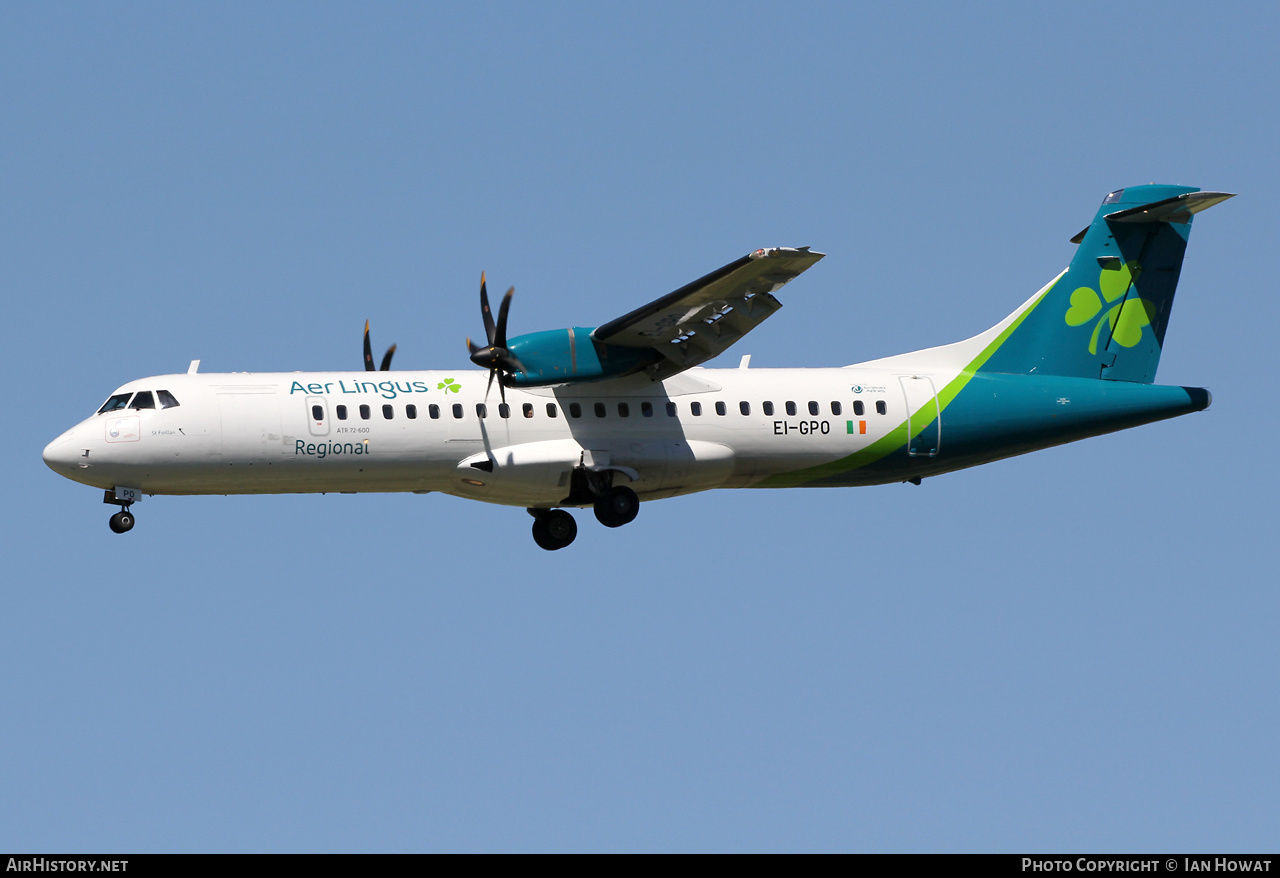 Aircraft Photo of EI-GPO | ATR ATR-72-600 (ATR-72-212A) | Aer Lingus Regional | AirHistory.net #477662