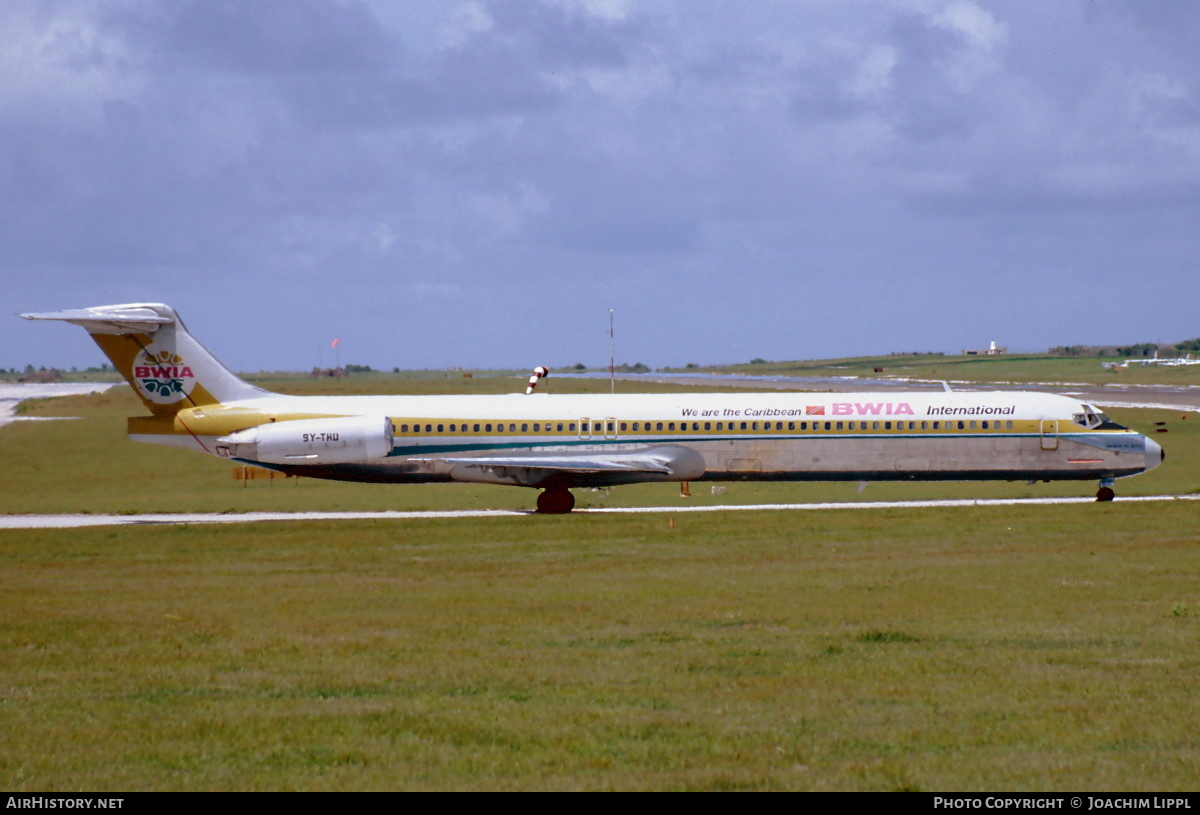 Aircraft Photo of 9Y-THU | McDonnell Douglas MD-83 (DC-9-83) | BWIA International | AirHistory.net #477663