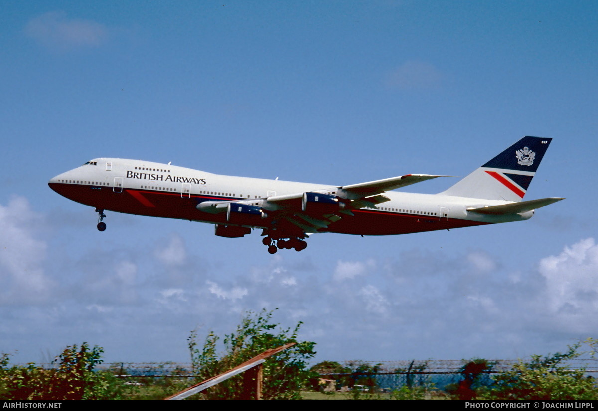 Aircraft Photo of G-BDXF | Boeing 747-236B | British Airways | AirHistory.net #477666