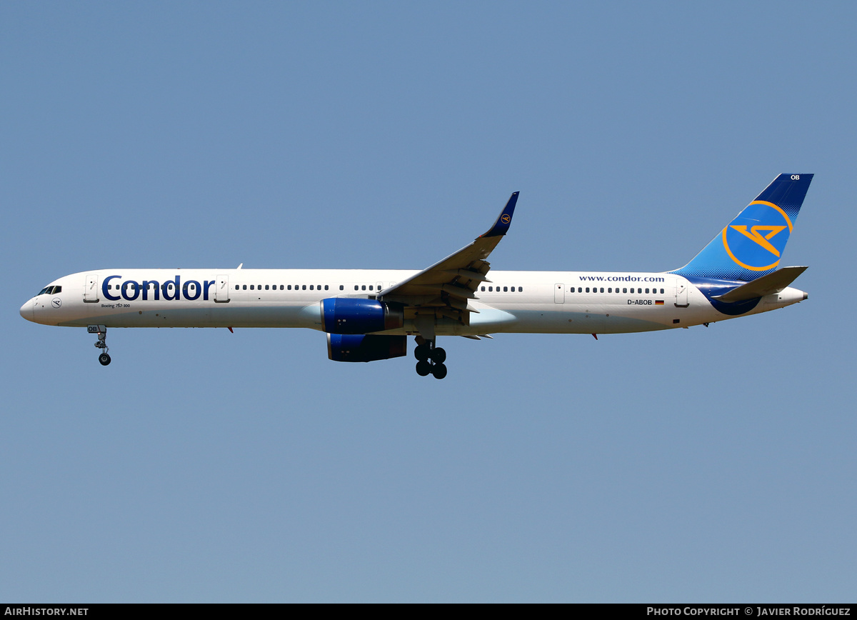 Aircraft Photo of D-ABOB | Boeing 757-330 | Condor Flugdienst | AirHistory.net #477668