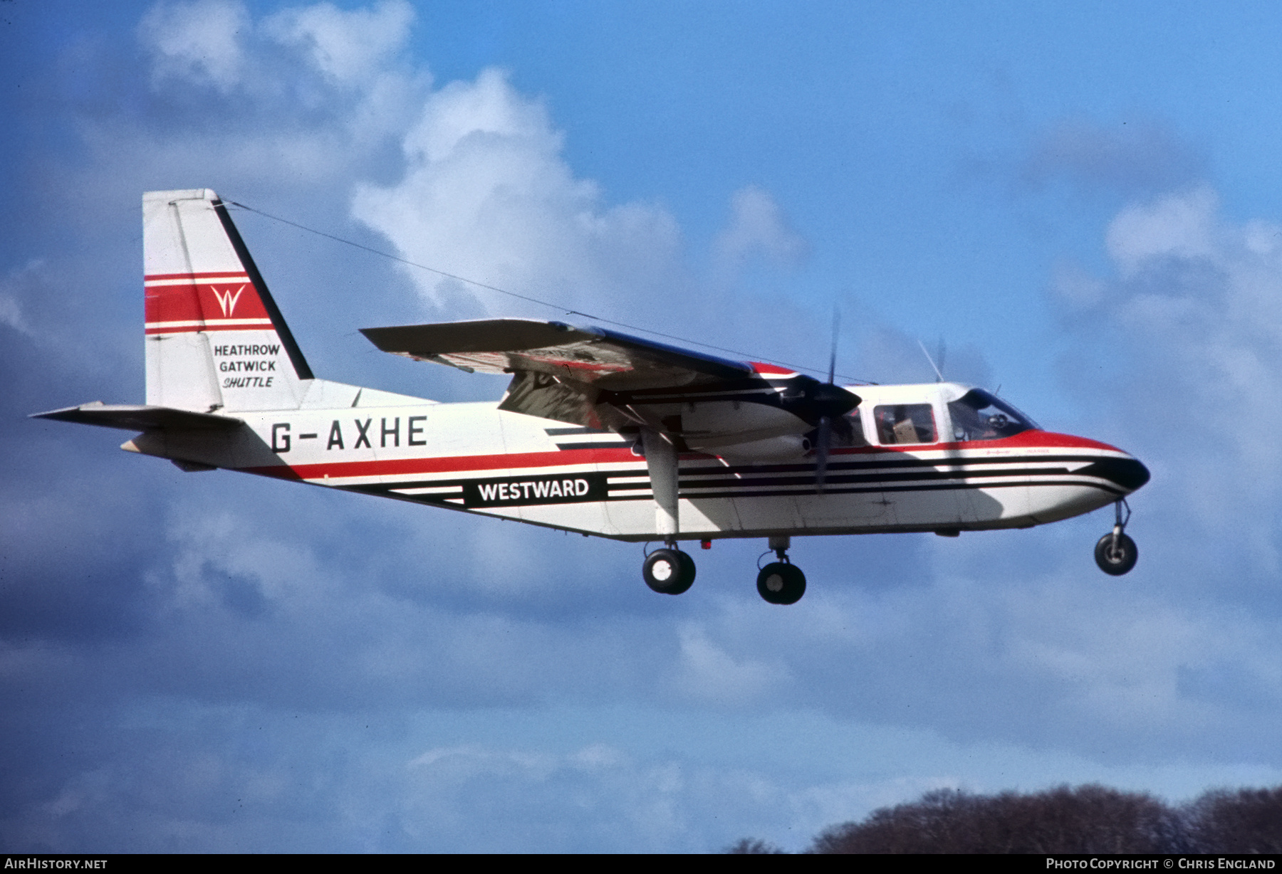 Aircraft Photo of G-AXHE | Britten-Norman BN-2A Islander | Westward Airways | AirHistory.net #477673