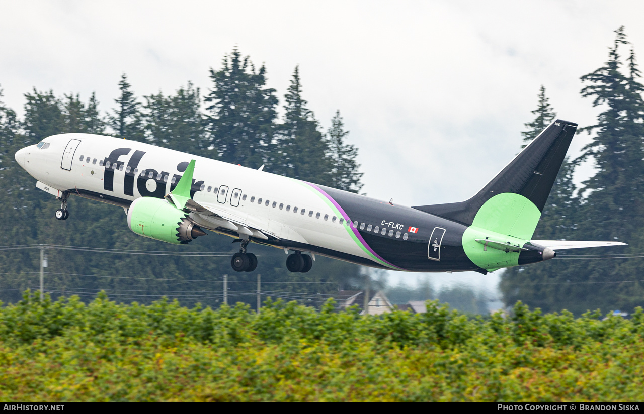 Aircraft Photo of C-FLKC | Boeing 737-8 Max 8 | Flair Airlines | AirHistory.net #477720