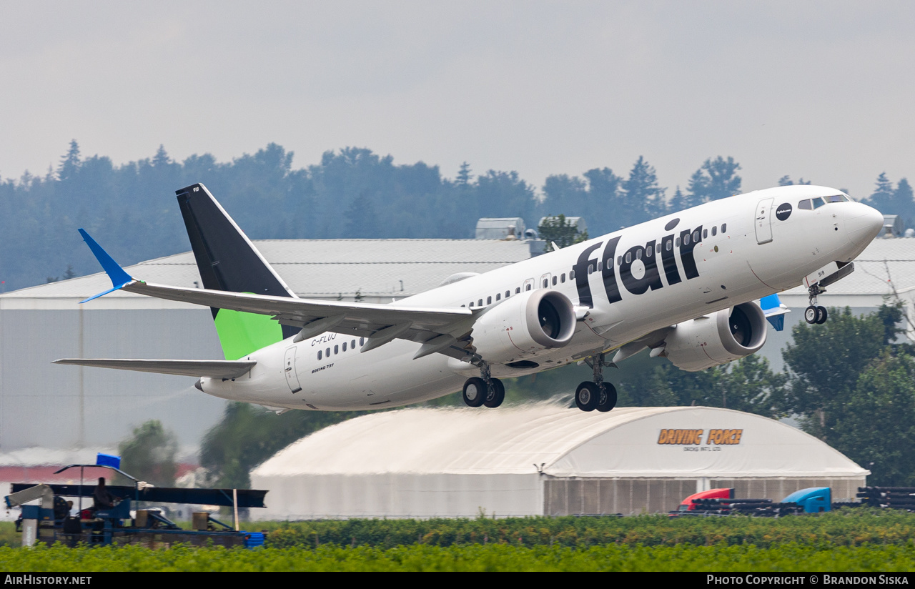 Aircraft Photo of C-FLUJ | Boeing 737-8 Max 8 | Flair Airlines | AirHistory.net #477722