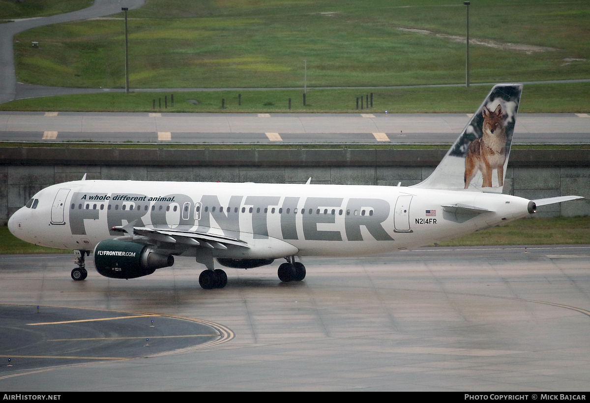 Aircraft Photo of N214FR | Airbus A320-214 | Frontier Airlines | AirHistory.net #477723