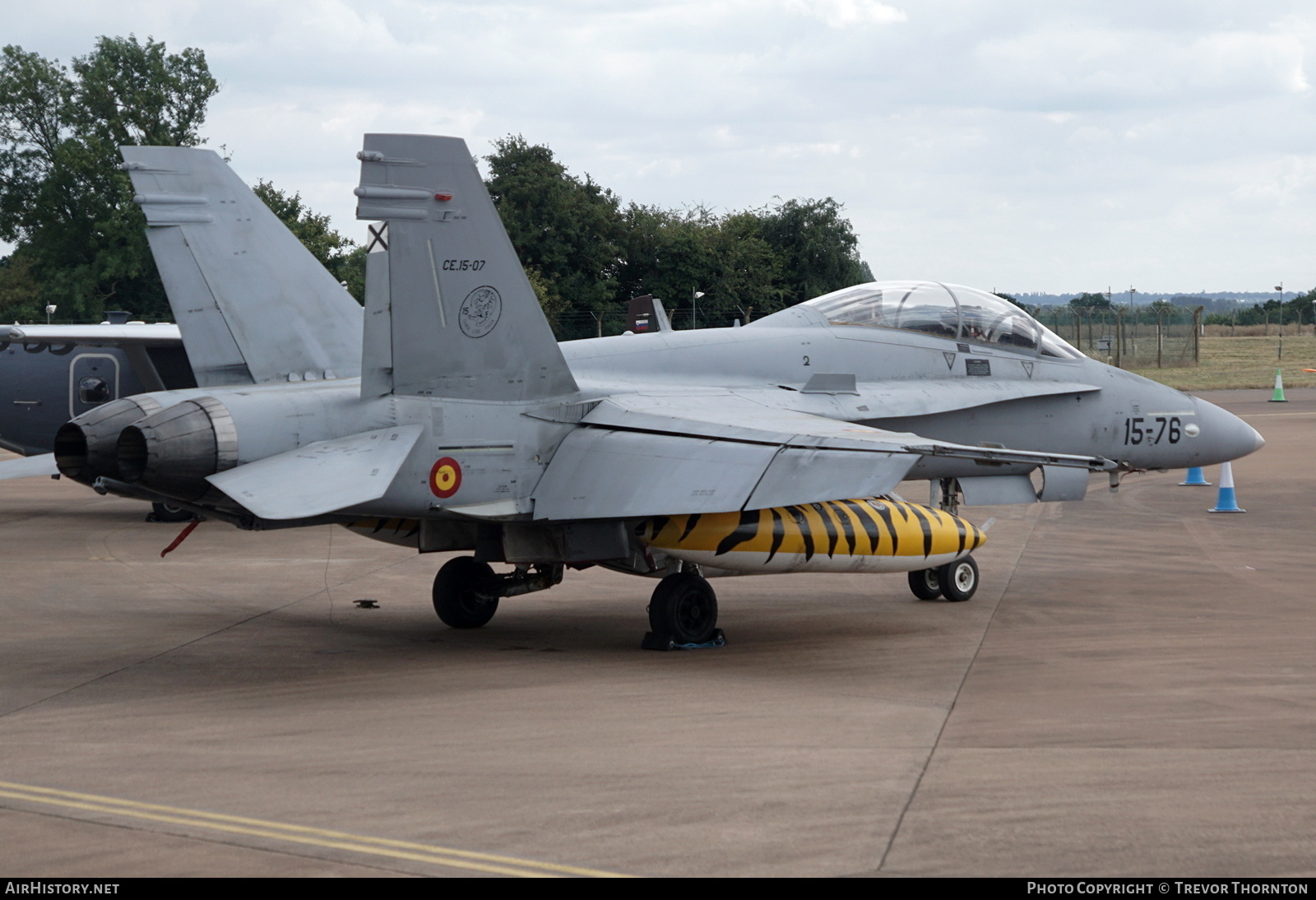 Aircraft Photo of CE.15-07 | McDonnell Douglas EF-18BM Hornet | Spain - Air Force | AirHistory.net #477738