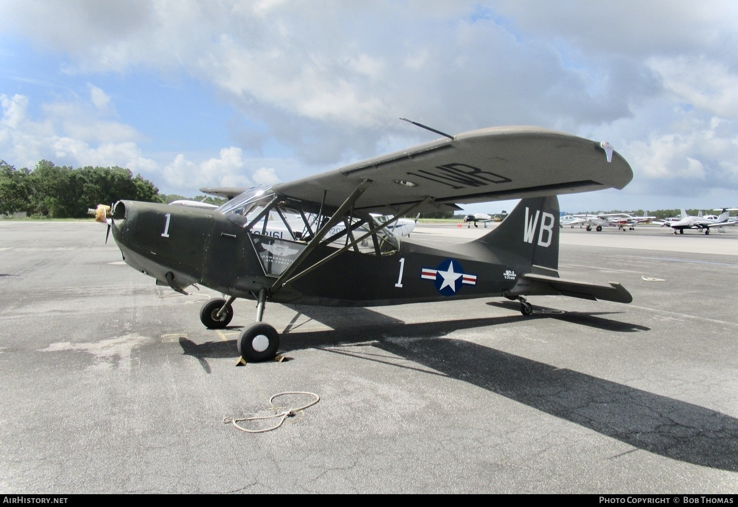 Aircraft Photo of N9315H / 42-15060 | Stinson L-5 Sentinel | Commemorative Air Force | USA - Marines | AirHistory.net #477745