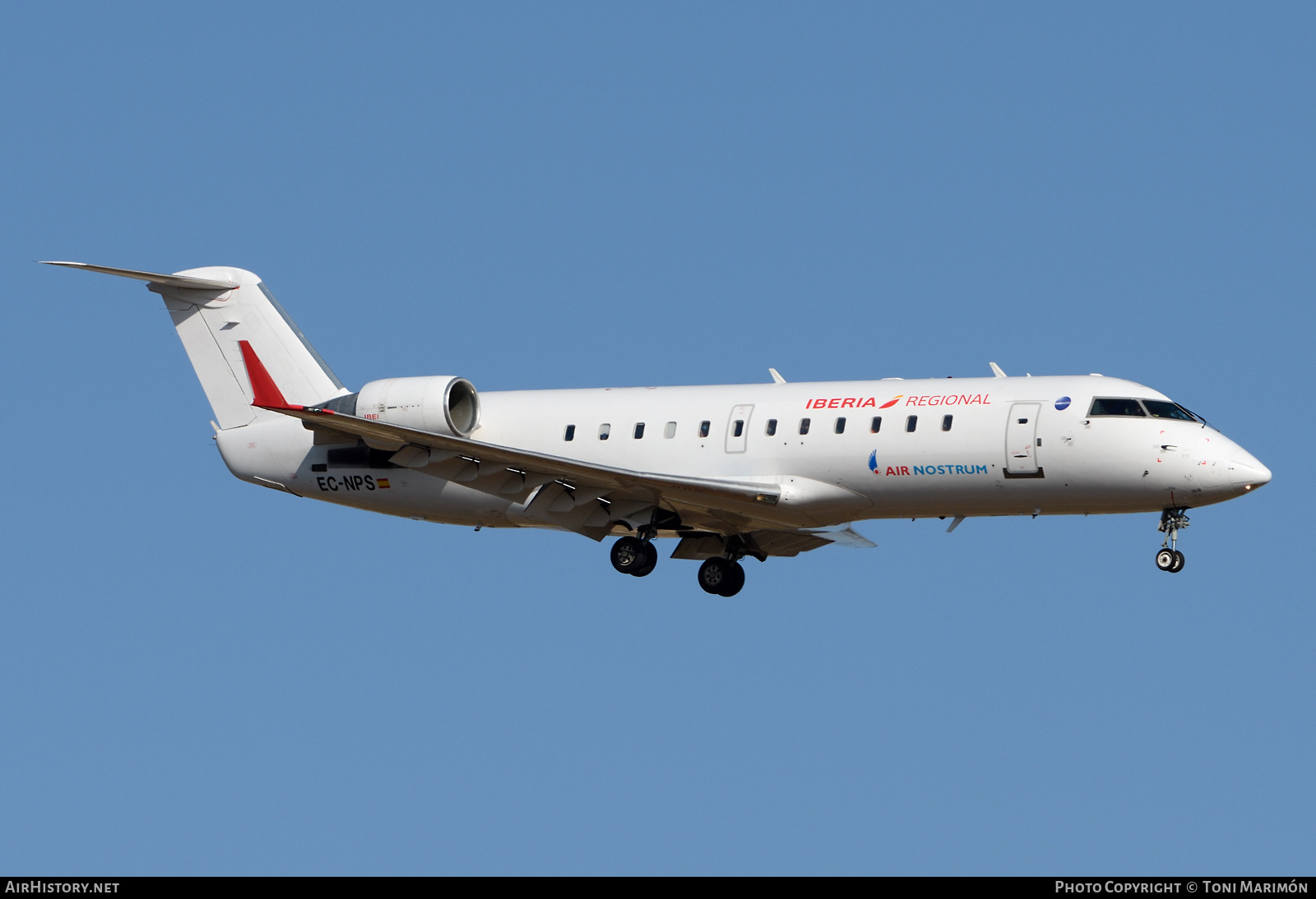 Aircraft Photo of EC-NPS | Bombardier CRJ-200LR (CL-600-2B19) | Air Nostrum | AirHistory.net #477754