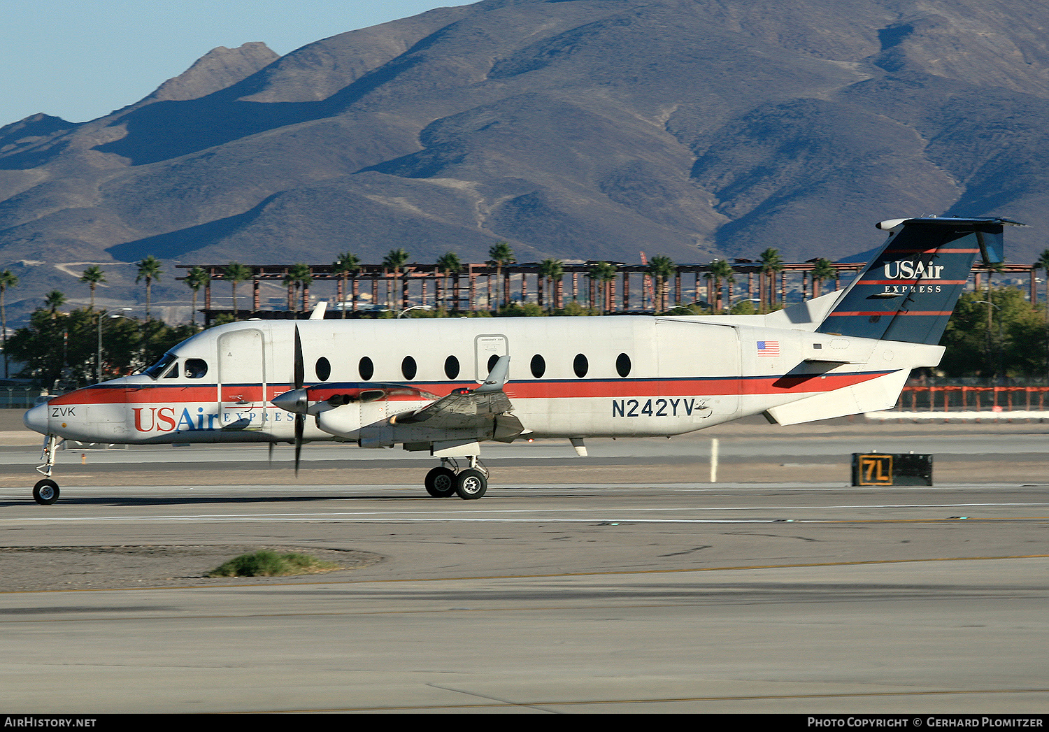 Aircraft Photo of N242YV | Beech 1900D | USAir Express | AirHistory.net #477758