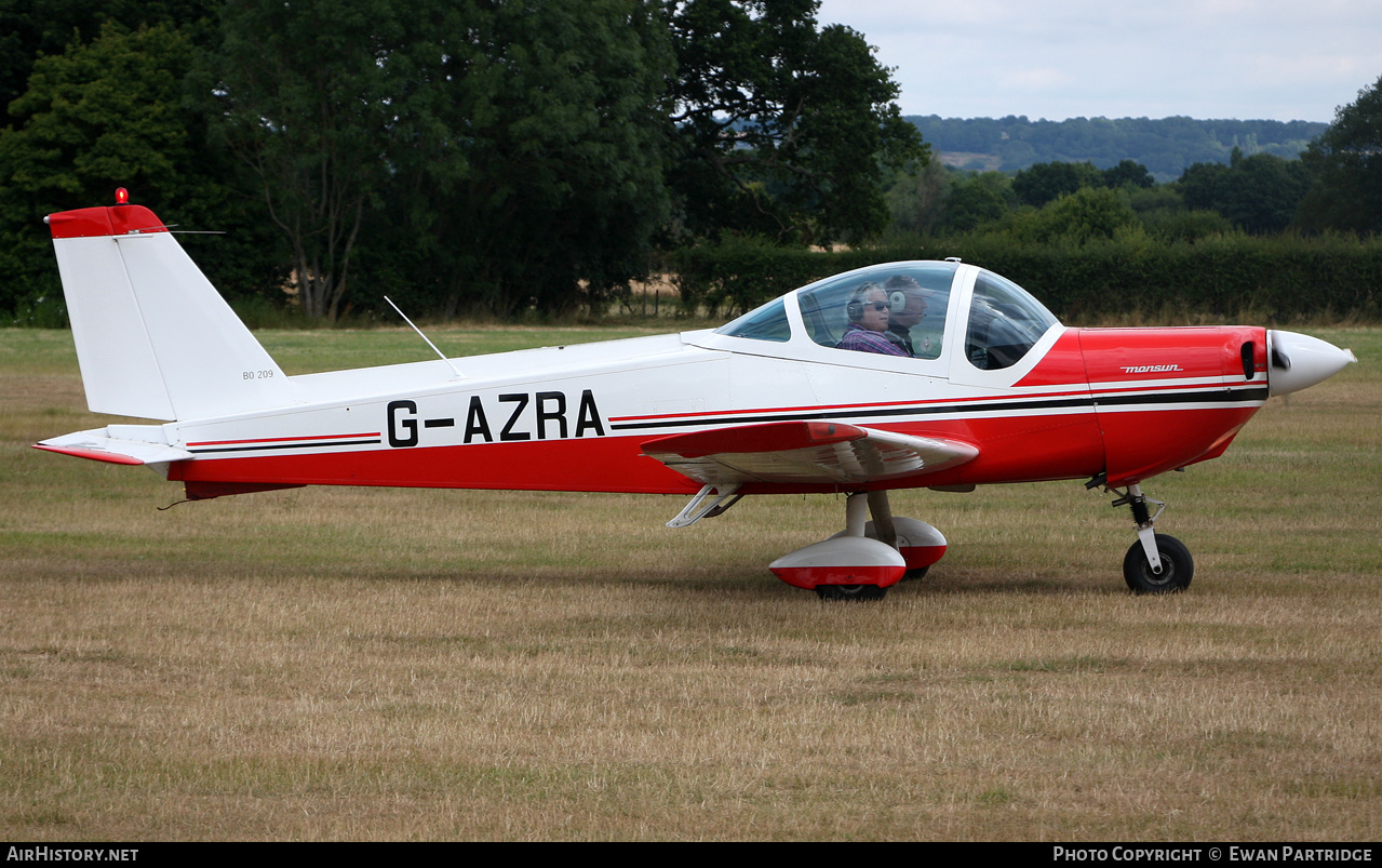 Aircraft Photo of G-AZRA | Bolkow BO-209 Monsun | AirHistory.net #477761