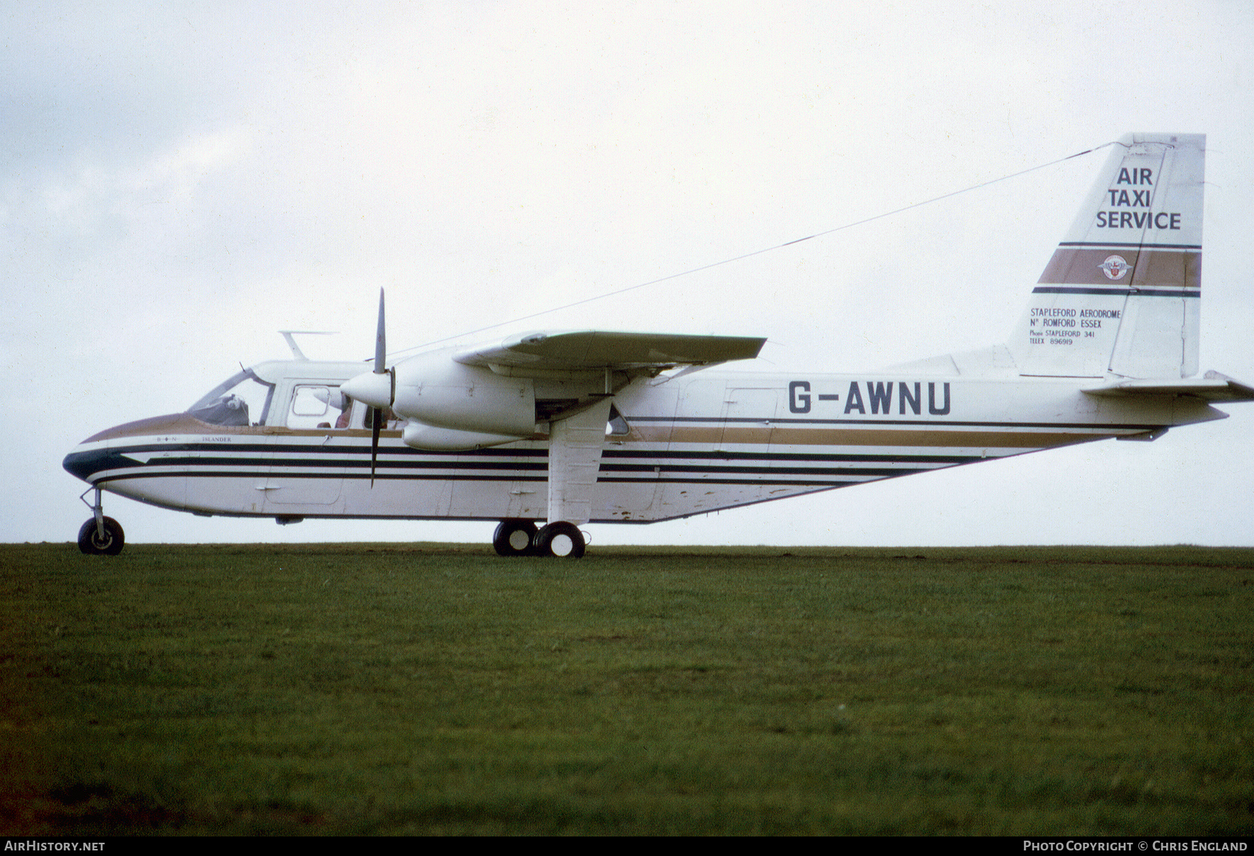Aircraft Photo of G-AWNU | Britten-Norman BN-2A-26 Islander | Thurston Aviation | AirHistory.net #477765