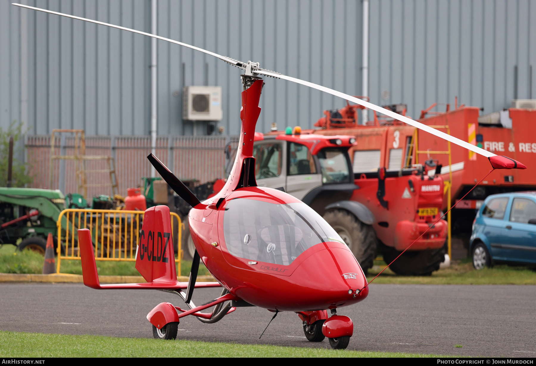 Aircraft Photo of G-CLDZ | RotorSport UK Calidus | AirHistory.net #477772