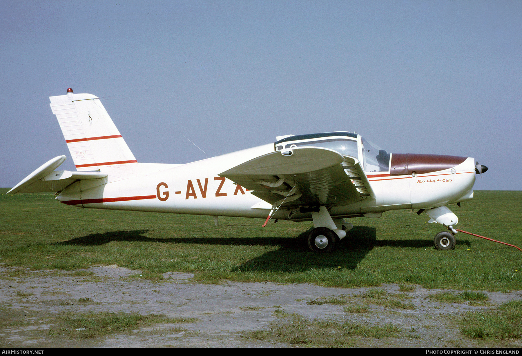 Aircraft Photo of G-AVZX | Morane-Saulnier MS-880B Rallye Club | AirHistory.net #477780