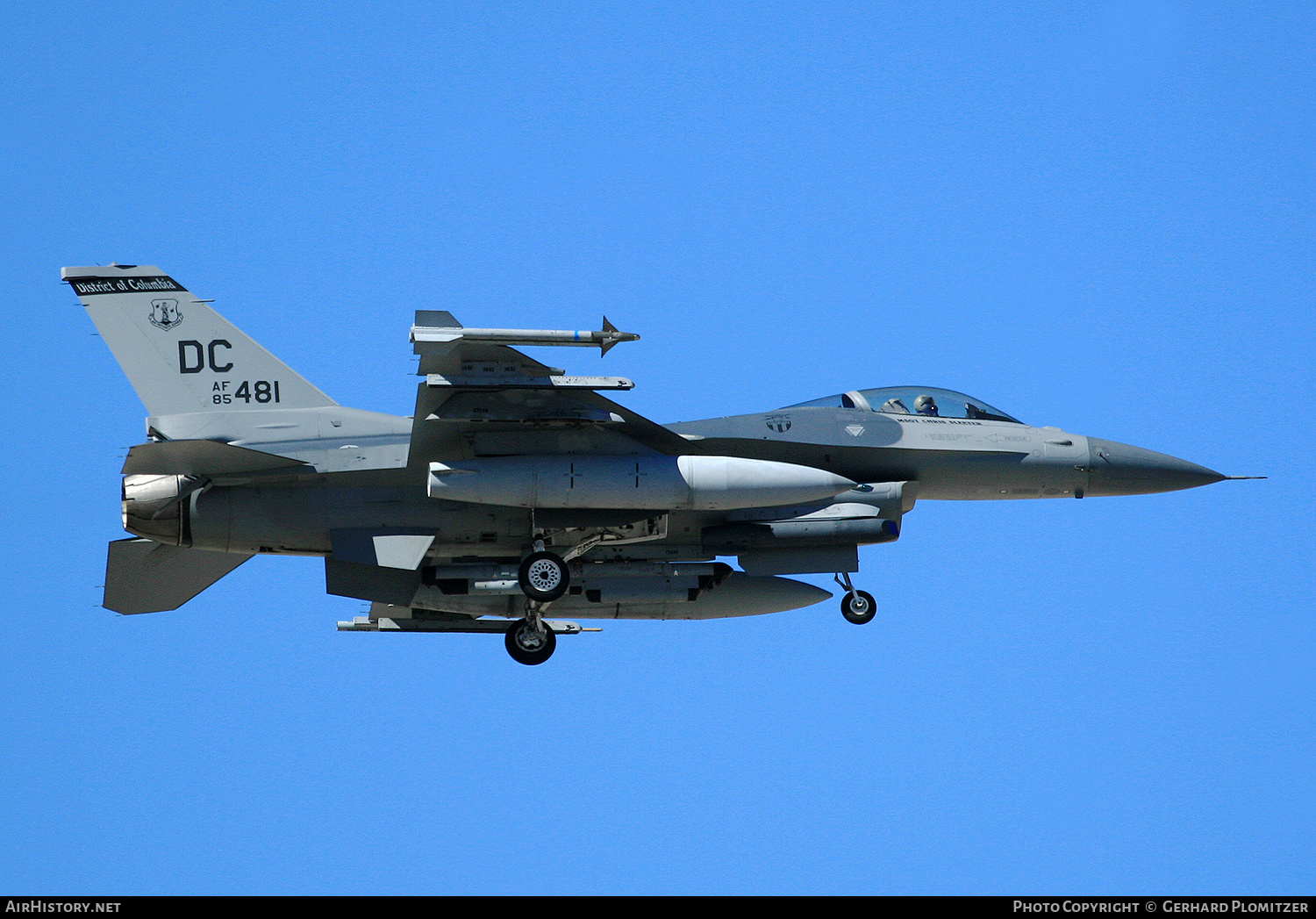 Aircraft Photo of 85-1481 / AF85-481 | General Dynamics F-16C Fighting Falcon | USA - Air Force | AirHistory.net #477796