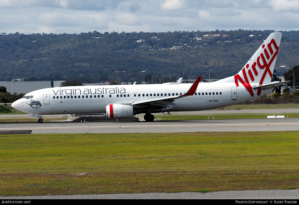 Aircraft Photo of VH-VUQ | Boeing 737-8FE | Virgin Australia Airlines | AirHistory.net #477802