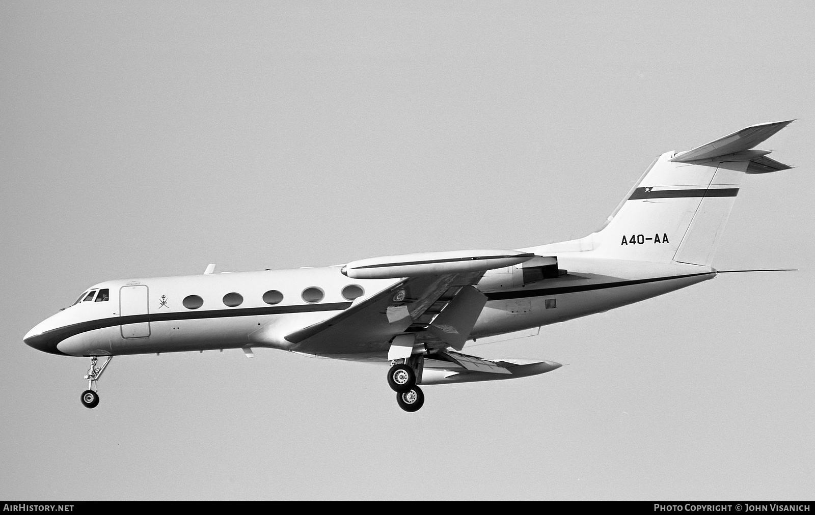 Aircraft Photo of A4O-AA | Grumman American G-1159 Gulfstream II-TT | AirHistory.net #477814